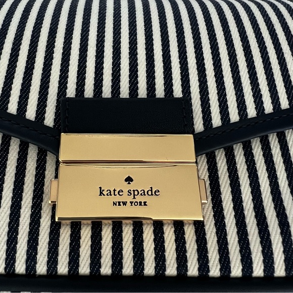 ❤️ kate spade new york NWT Carey Flap Shoulder Bag striped - Picture 7 of 10